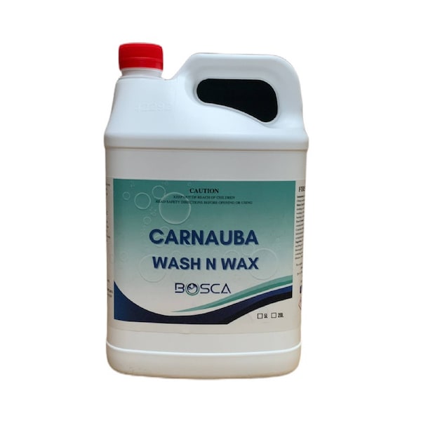 Bosca Carnuba Wash and Wax ( Car Shampoo) 5 Ltr