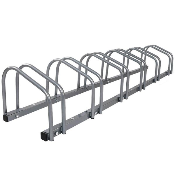 Weisshorn 1-6 Bike Stand Bicycle Rack Floor Instant Storage Portable Model 6-silver