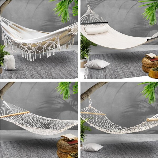 Gardeon Camping Hammock Chair Swing Bed Hanging Seat Outdoor Portable Hammocks Model 1