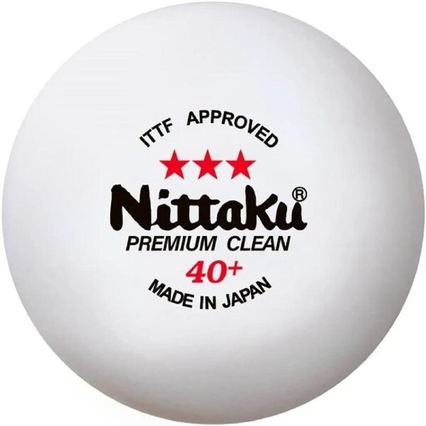 Genuine Nittaku 3 Star 40+ Premium 3 balls ITTF Table tennis balls