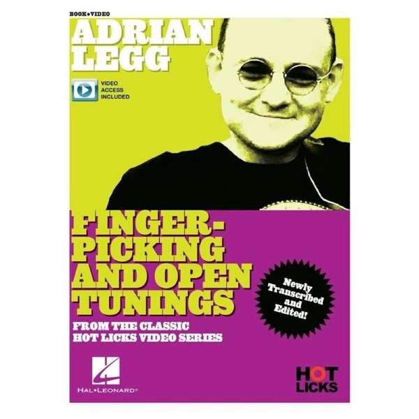 Adrian Legg - Fingerpicking and Open Tunings Book with Online Video Access