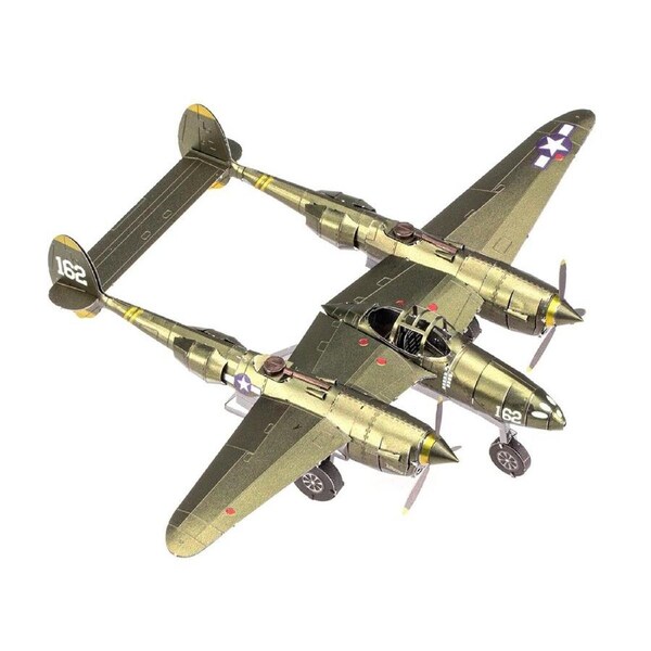 Metal Earth - 3D Metal Model Kit - ICONX P-38 Lightning