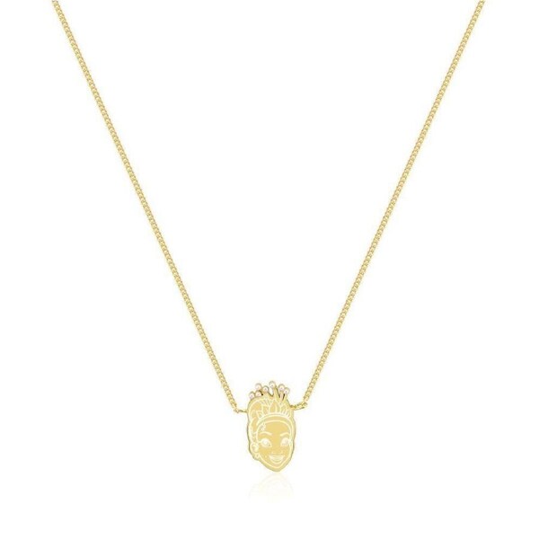 Disney Couture Kingdom - Princess and the Frog - Princess Tiana Necklace Yellow Gold