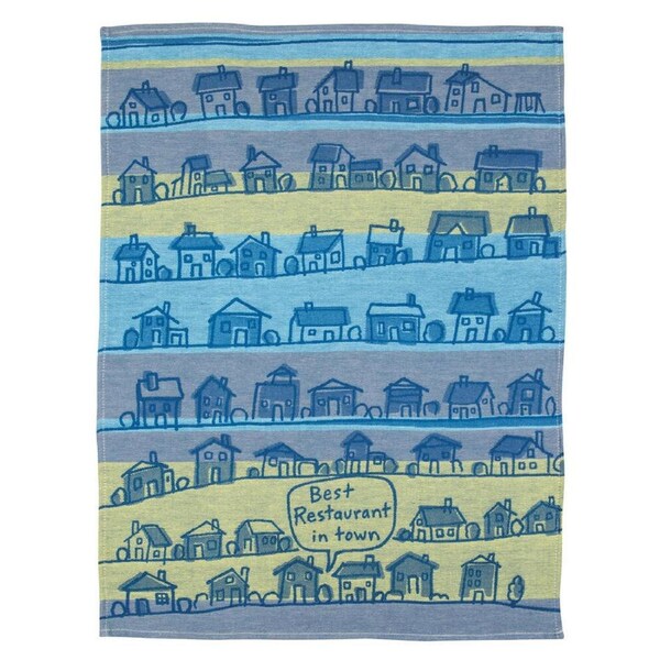 Blue Q Tea Towel - Best Restaurant in Town