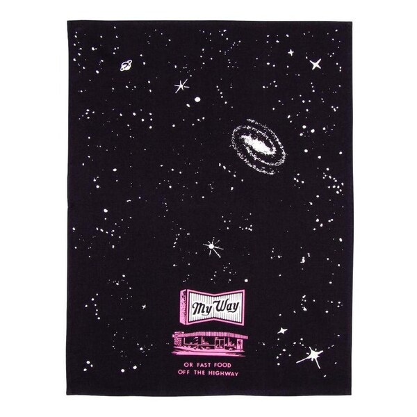 Blue Q Tea Towel - My Way Or Fast Food Off The Highway