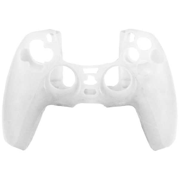 Silicone Cover Compatible For PS5 Controller Case Skin - Clear White Ultra Grip