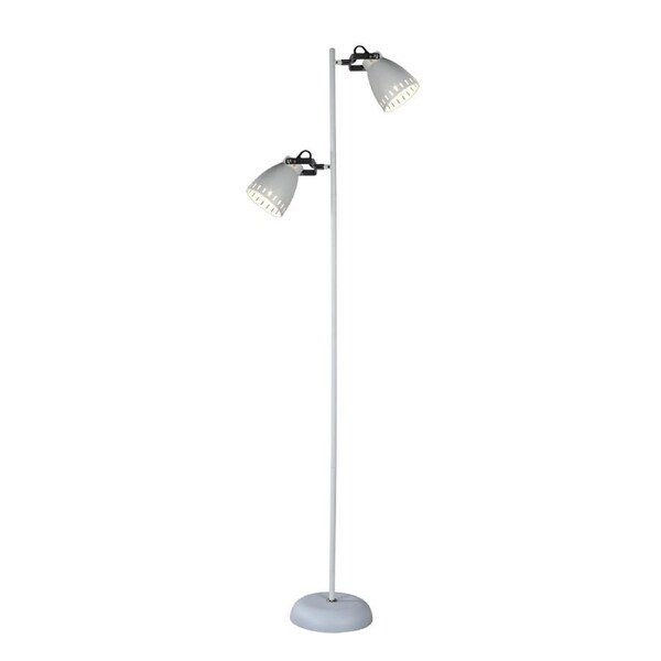 Rosie2-Lights Moderm Rustic Metal Floor Lamp Light White