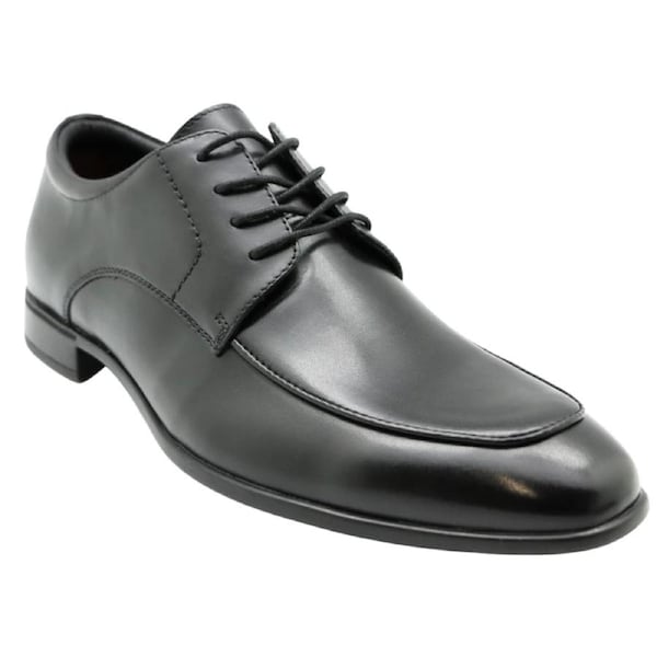 Massa Matteo Leather Lace Up Dress Shoes Business Work - Black UK 7