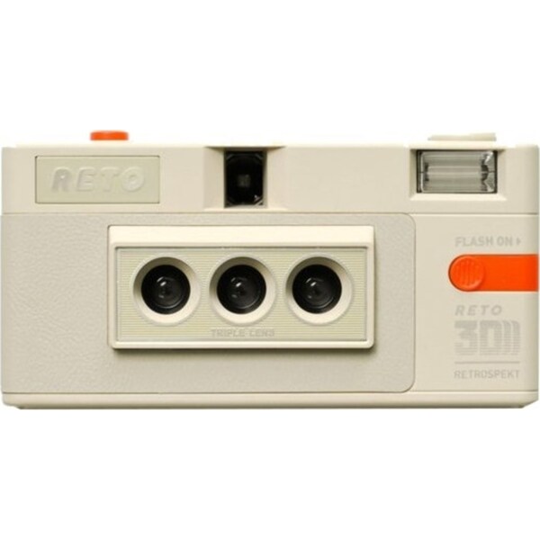 RETO 3D Classic Retrospekt Limited Edition 35mm Film Camera - White