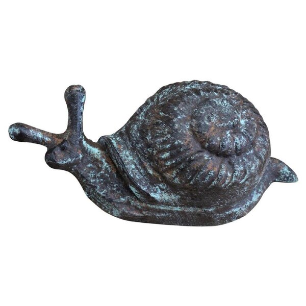 Key Hide Snail 15.5cm Metal Container Organiser Storage/Holder Hider Home Decor