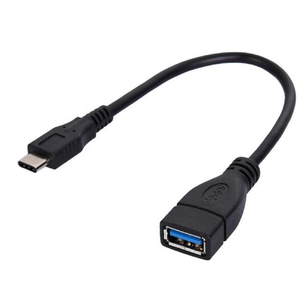 Astrotek Male USB-C 3.1 To Female USB 3.0 Type A 1m Sync Data Cable 5.0 Gbps BLK