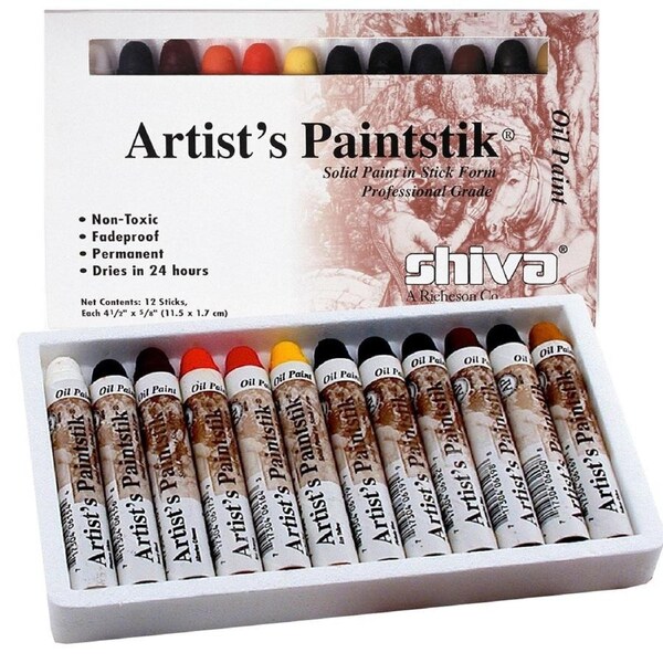 Shiva Oil Paint Paintstik(R) Set Professional 12pk