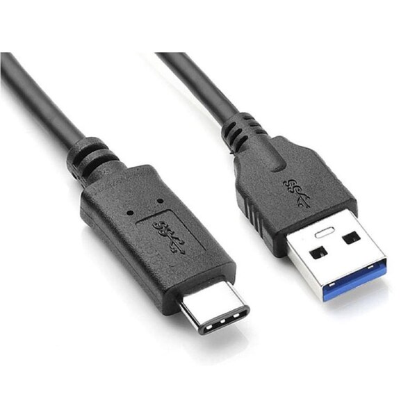 Astrotek Male USB-C 3.1 To Male USB-A 3.0 Cable Cord 1m For Samsung Galaxy Black
