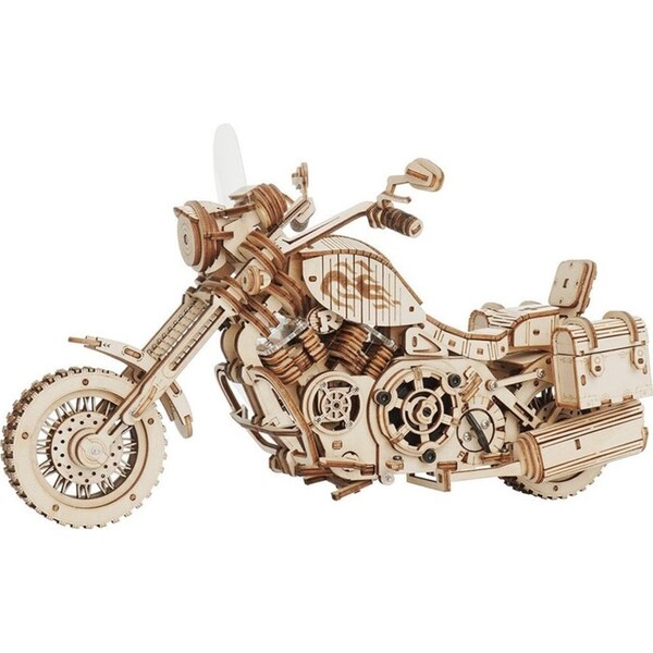 Robotime 3D DIY Wooden Puzzle Cruiser Motorcycle LK504