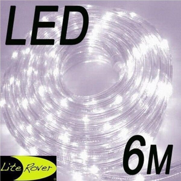 Led 6M Party Christmas Wedding Rope Light With Power Cord Cool White