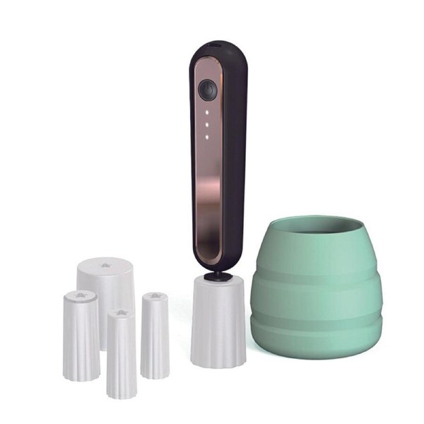 Electric Brush Cleaning Dryer Set Makeup Brush Cleaner Toolkit Black