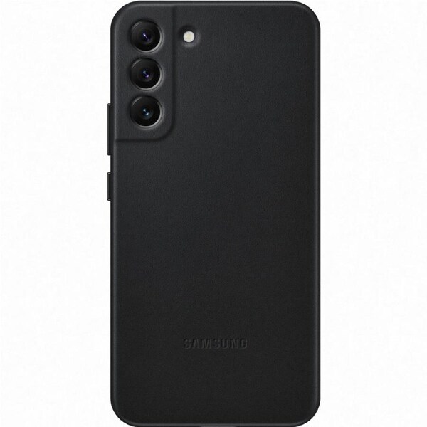 Samsung Leather Cover for Galaxy S22+ PLUS - Black