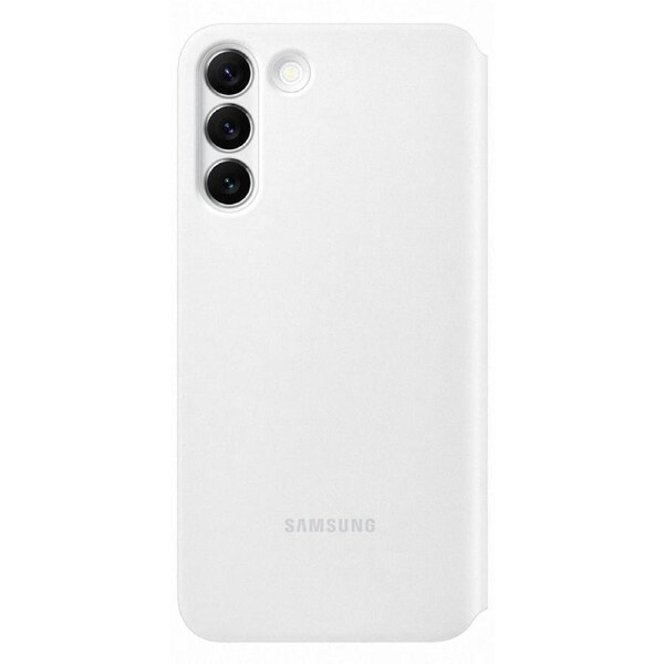 Samsung Smart Clear View Cover for Galaxy S22 Plus - White