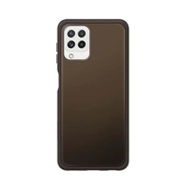 Samsung Galaxy A22 4G Soft Clear Cover Case - Black