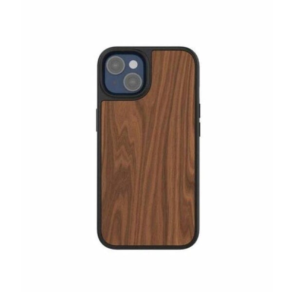 Impact Zero Black for iPhone 13 - Walnut