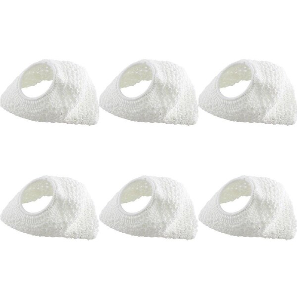 Pool Snooker Billiard Table White Empire Rail Pocket Nets Set of 6