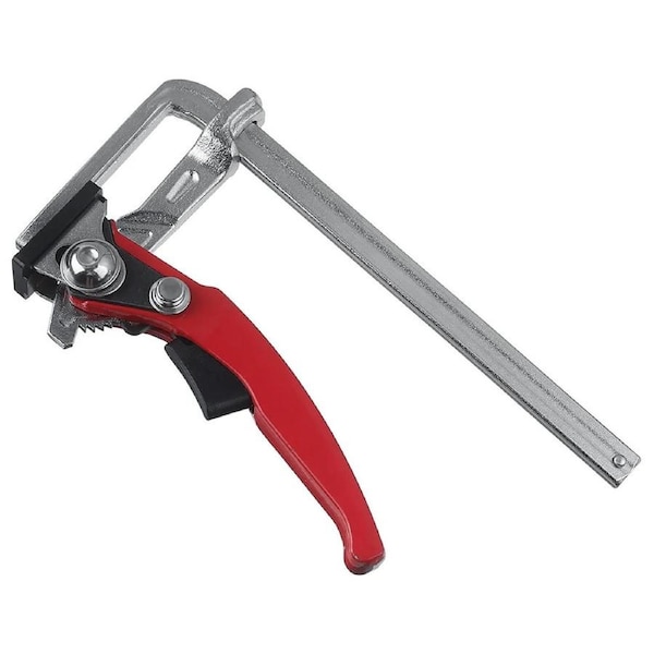 Drillpro 160x60mm Quick Release Ratcheting Guide Rail Vise Clamp