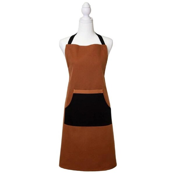 J. Elliot Selby 83x68cm Cotton Apron Unisex Kitchen Strapped w/ Pocket Ginger