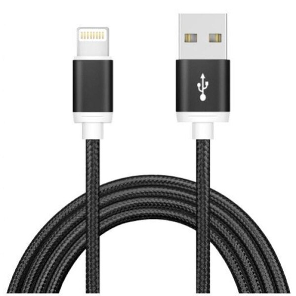 Astrotek 1m Male USB-A To 8 Pin Data Sync Charger Cable Cord For iPhone BLK