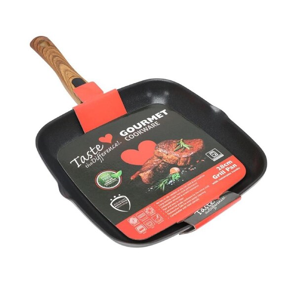Gourmet 28CM Grill Pan by Taste The Difference