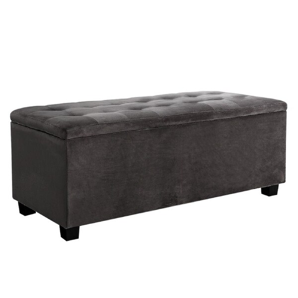 Artiss Storage Ottoman Blanket Box Velvet Green