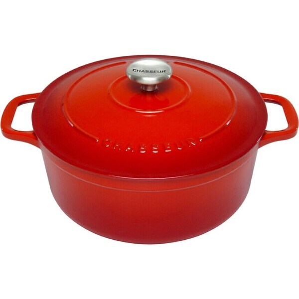 Chasseur Round French Oven 24cm / 4 Litre - Inferno Red
