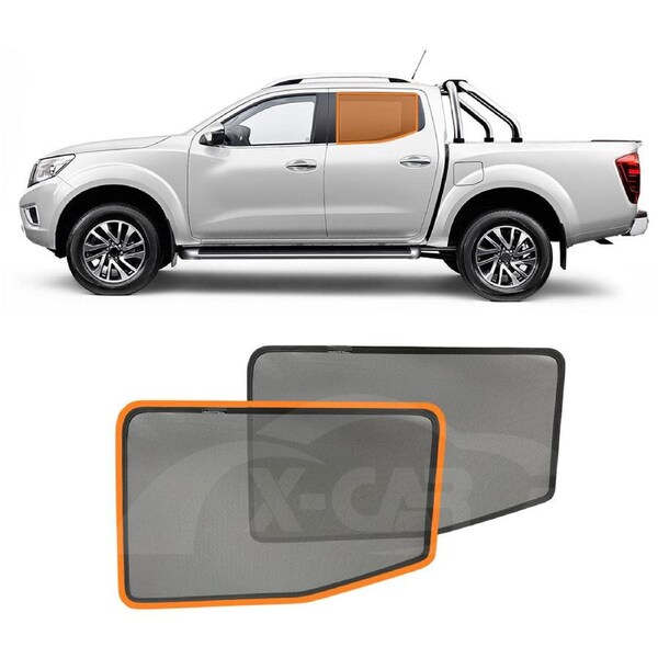 Rear Window Sun Shade for Nissan Navara D23 NP300 2015-2025 Car Sun Blind Mesh