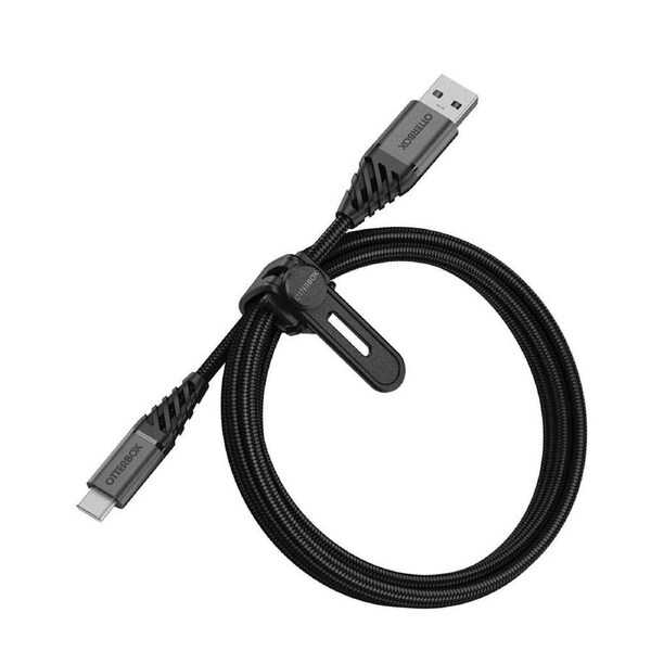 OtterBox USB-C to USB-A Data Transfer &Fast Charging Cable Black 78-52664 - 1m