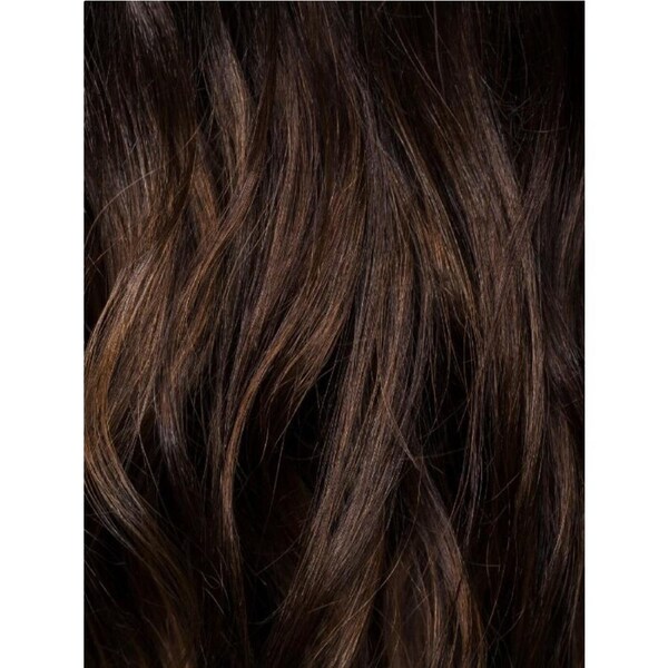 #4 Chocolate Brown 18" European Remy Clip In Human Hair Extension