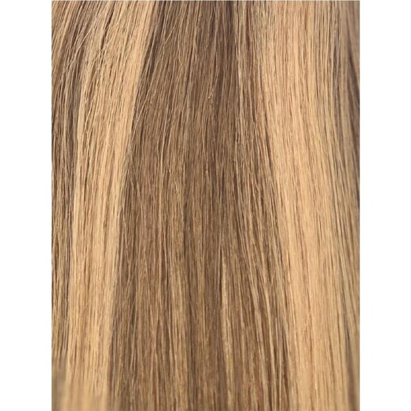 #427 Brown Caramel Blonde Mix 18 European Remy Clip In Human Hair Extension