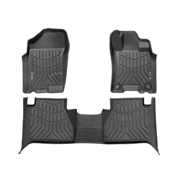 KIWI MASTER 3D TPE Car Floor Mats Liner Fit Nissan Navara NP300 D23 2015-Current