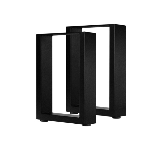 Oikiture 2X Coffee Dining Table Legs Bench Box DIY Steel Metal Industrial 40CM