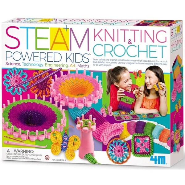 4M - STEAM Powered Kids - Knitting & Crochet