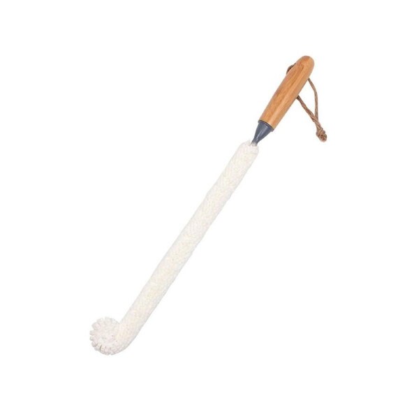 White Magic Eco Basics Bendy Bamboo Wine Glassware Decanter Brush/Scrub 43cm