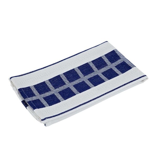 J. Elliot Chef Tea Towel 50x70cm Absorbent Cotton Kitchen Glass/Dish Cloth Blue