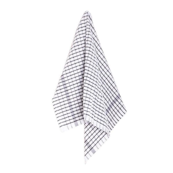 2x J. Elliot Elly Tea Towels 45x65cm Cotton Absorbent Kitchen Dishcloth Charcoal