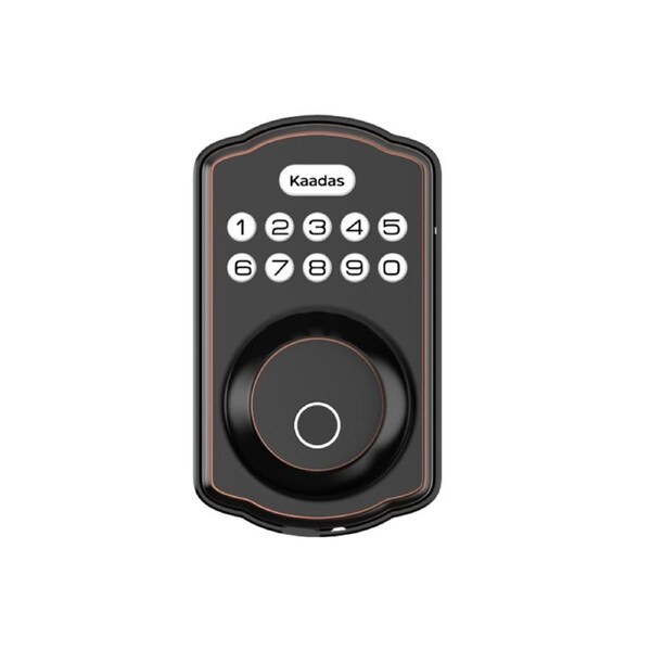 Kaadas KS02 Deadbolt Lock Fingerprint Oil Rubbed Bronze