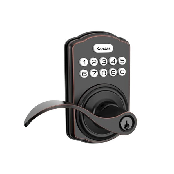Kaadas KS04 Electronic Lever Lock Oil Rubbed Bronze