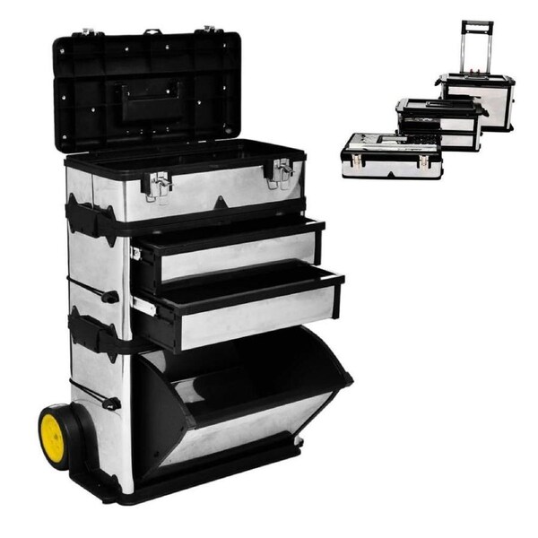 Portable Tool Chest Storage Cabinet Toolbox Trolley Drawers Rolling Organiser