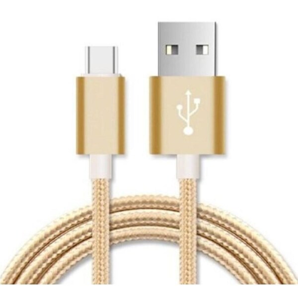 Astrotek 2m Male USB-A To Male Micro USB-B Data Sync Charger Cable Cord Gold