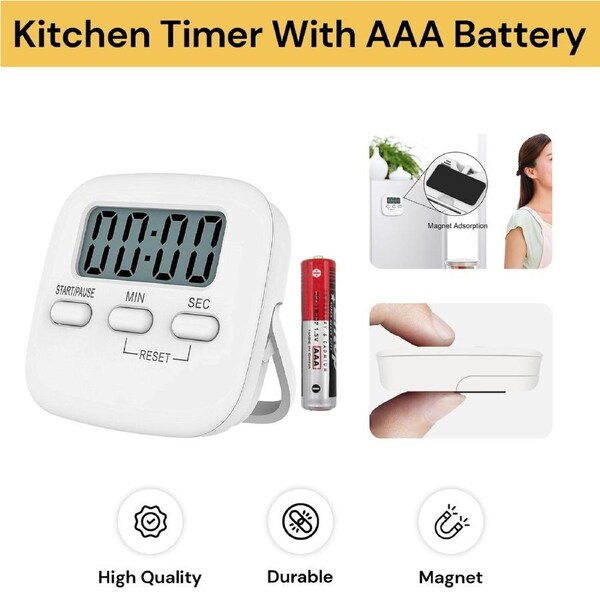 Kitchen Timer With AAA Battery