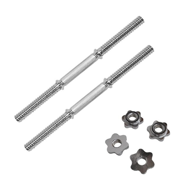 45.5cm Dumbell Bar - 1 Pair Stainless Dumbell Weight - 28mm Diameter