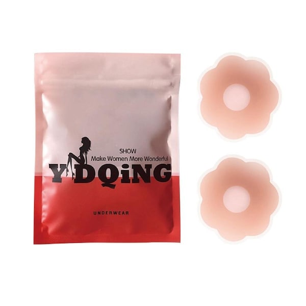 5 Pairs of Invisible Silicone Nipple Cover Breast Boob Bra Pad Petal Shape