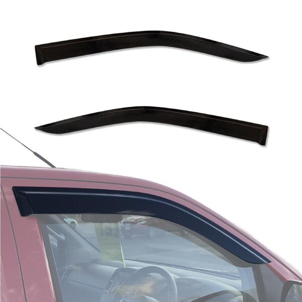 Injection Weather Shields for Nissan Navara D40 Extra Cab 2005-2015