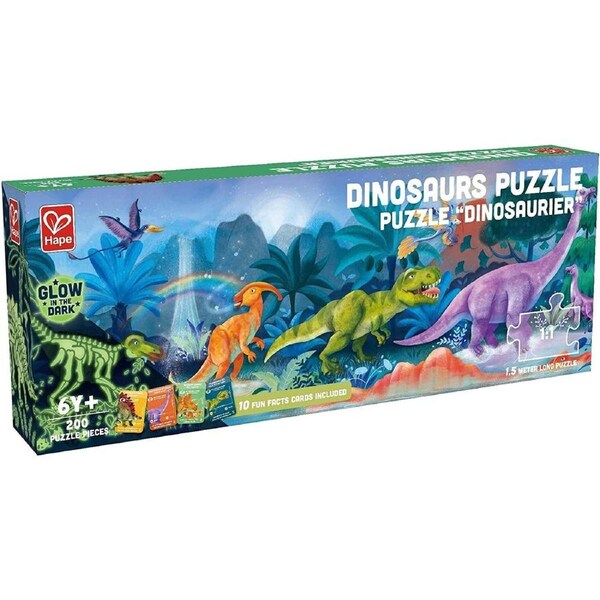Hape - Dinosaurs Puzzle 200pc